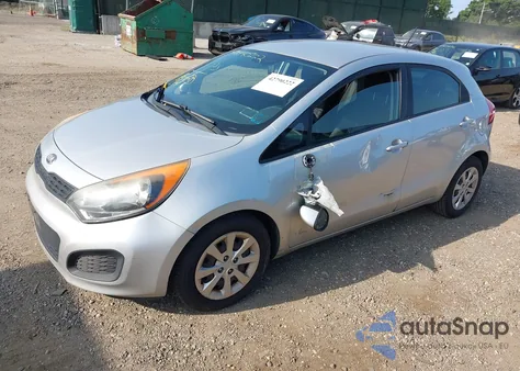 2013 Kia Rio Lx из США, поврежденный, VIN KNADM5A34D6227736